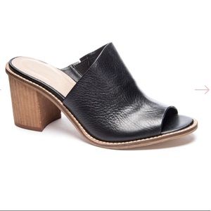 Chinese Laundry Carlin Leather Mule Size 5 Black